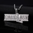 2020 New Arrival Custom Pendant Hip Hop Fashion Diamond Letter Pendant Necklace