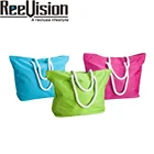 Beach Bag Tote Bag Shoulder Bag with cotton rope with pouch