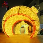 Lights Christmas Arch Door Motif Lights Commercial Arch Door Ball Motif Lights Christmas Decoration
