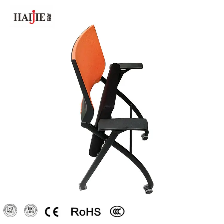 2021 New Arrival Modern Plastic High Quality Moveable Folding Training Chair Study Chairs To School
