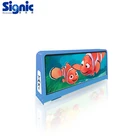 Wireless 3G 4G Mobile Advertising P3 Taxi Top Car Roof Price signs screen led light display