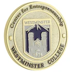 China Coin Coinchinacoin China Coin China Manufacturer Gold Plate Top Quality Sandblasted Utah Westminster College Coin
