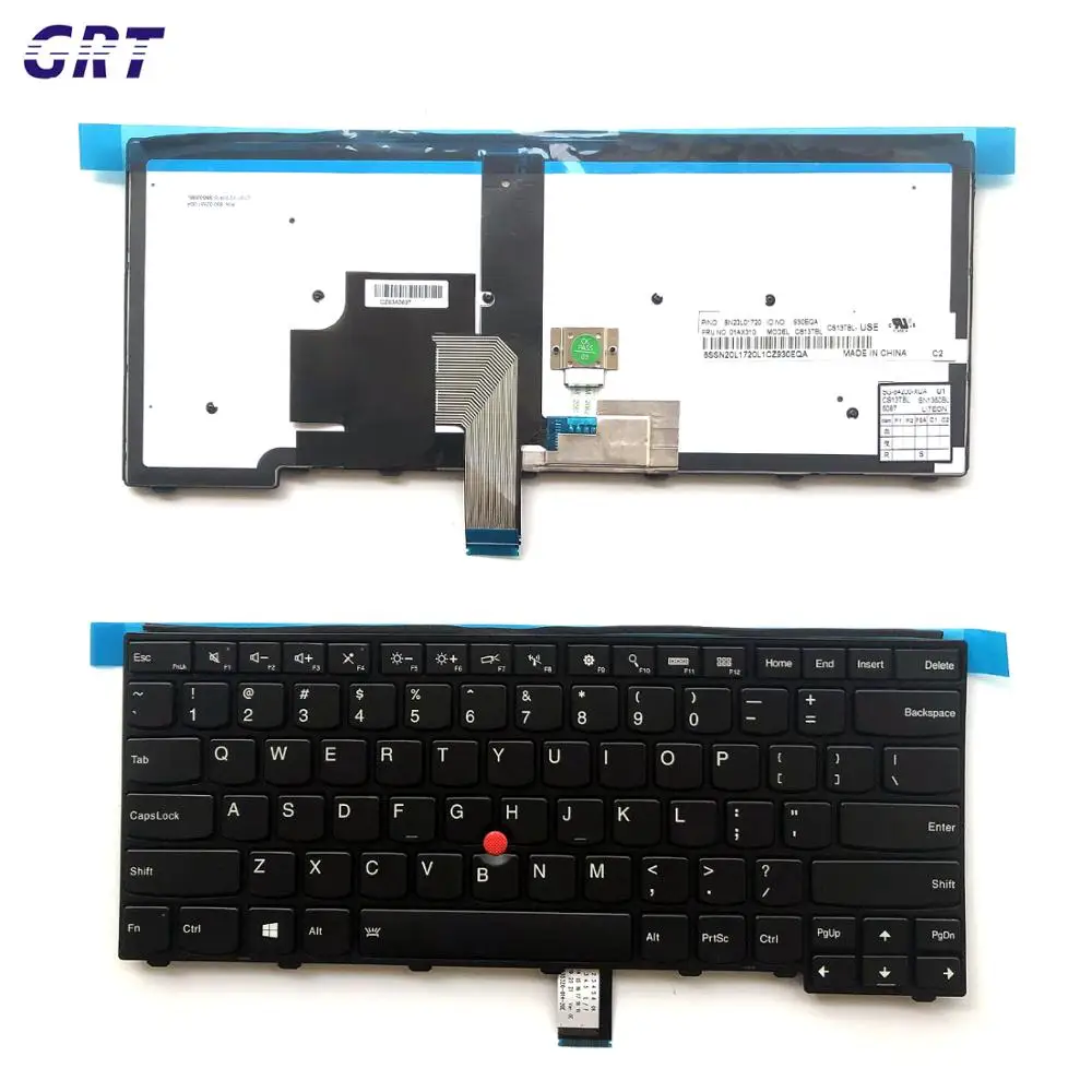 Sunrex Laptop Keyboard For Lenovo T470 T480 A475 A485 01ax569 01ax487