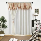 blackout luxury jacquard pure white patterns free designer curtains for living room modern