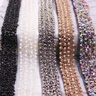 Deepeel RC150 3cm DIY Handmade Beaded Ribbon Clothing Sewing Accessories Wedding Dress Decoration Pearl Mesh Lace