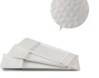 New Design White Porcelain korean dinnerware set / square plate and dish for hotel