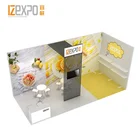 Modular Booth Modular Booth Sizes IZEXPO 30MINS QUICK BUILD Adjustable Size Modular Trade Show Booth Exhibition Display