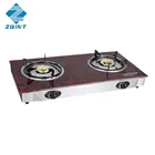 High Quality Gas Cooker two Burners Color Glass Panel Gas Stoves for home kitchen