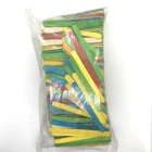 Hot sale craft colorful popsicle craft wooden color ice cream sticks for kids