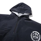 China Xinxing low price Black raincoat rainproof water proof army military rain cap poncho rainwear PO11