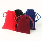 Customise Holiday wedding party favors drawstring velvet bags pouches bag for jewelry
