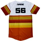 Baseball OEM Newest Customized Low MOQ Hot Sale Mesh Baseball Jersey