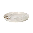 Plastic round food serving tray, restaurant ,hotel,hospital airplane used serving tray