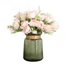 Z-1039 Fast Delivery Various Color Artificial 7 Heads Peony Silk Flower For Wedding Decoration Accessories