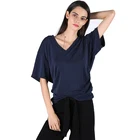 New product fashion women V-neck lady blouse ruffles