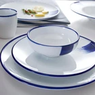 28Ceramics Blue Dinner Plate Sets Color Porcelain Restaurant Serving Plate