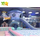 Space Theme Commercial Kids Game Colorful Children Playground Equipment Indoor