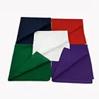 Wholesale Blank Solid Headwera Bandanas Purple 100% Cotton Square Plain Pure White Black Color Bandana for Sale