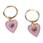 Heart Earrings Earrings Direct Selling Top Fashion Multi Flower Heart Pack Heart Stud Earrings