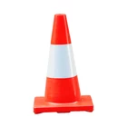 High Quality Flexible Reflective Orange Cone Traffic PVC Traffic Plastic Road Cones