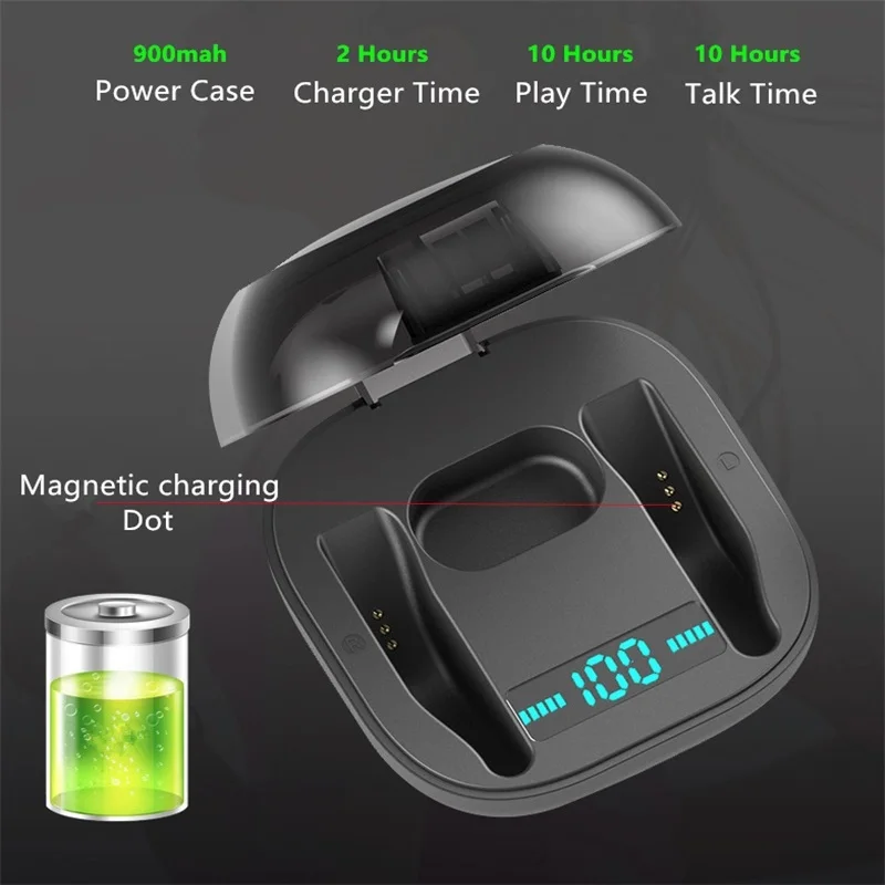 Mini Sport Wireless Earphones TWS Earbuds with Charging Box In Ear Used Mobile Phone - ANKUX.COM