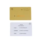 Customized PVC VIP Card with magnetic stripe and number printing