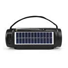 NS-S35S wireless bluetooth portable radio and rechargeable FM radio with mp3 player solar power speaker