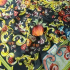 100% Silk Shawl Customised Scarf Silk Satin Digital Printed Scarves Ladies Silk Shawl