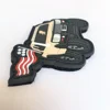 USA Flag Patch Car Patch Rubber With Hook and Loop