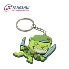 Super quality customized pvc keyring custom shape key ring rubber 3d promotional anime custom pvc key chain