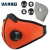 VANNO Sports Cycling Breathable activated Carbon Filter Face Mask Bicycle Dust Smog Protective Half Face N95 face Mask