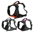Adjustable Nylon Large Dog Harness,Customized No Pull Dog Harness For Dog Training Walking Running