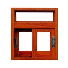 shaved wood grain Aluminium Alloy Aluminum Extrusion Profiles for casement sliding Windows Doors