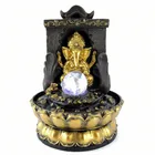 Like god resin Buddha fountain at home office desktop fountain statuettes and other decorative crafts