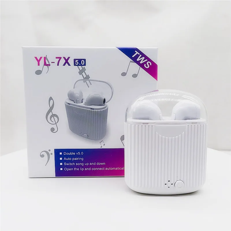 Shaped ear pods tws auriculares i7p i7x m8 m9 bluetooth wireless earbuds for apple - ANKUX.COM