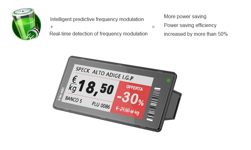 2.13 inch electronic price tag system epaper display supermarket - ANKUX.COM