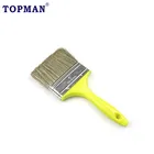 Topman 5 pcs green acrylic roller cover masonry paint brush paint roller frame paint tray set