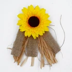 Girls Party Decoration Hippie Costume Set Sunflower Hairpin For Birthday Gift