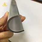 Semicircle Aluminum Profile C Shaped Half Round Shape C Channel Aluminium Extrusion
