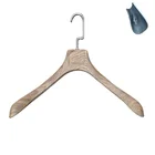 Wholesale luxury printing pattern standard size plastic eco coat hangers clothes