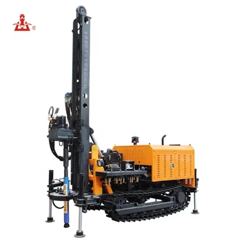 KW180 200 m mobile hydraulic  drilling machine hammer drills, View mine drilling rig, Kaishan Produc