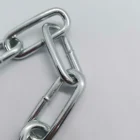 Electro Galvanized Welded Iron Link Chain 6mm Long Chain