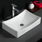 586 Ceramic sanitary ware modern design vitreous china hand wash basin