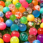 25mm mixed bounce ball Multiple styles mixed packaging Solid rubber bounce ball