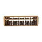 Educational student homeschool math toy 13 rop counting rack wooden beads abacus