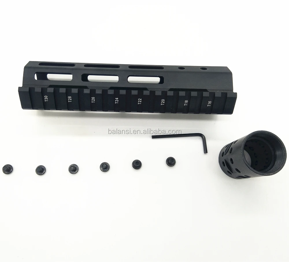 7 inch mlok handguard free float super slim ar 15 handguard quad