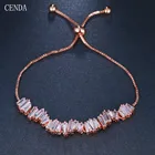 Aaa Cubic Zirconia Bracelets 2020 Women Jewelry Wholesale AAA Cubic Zirconia Geometric Adjustable Charm Tennis Bracelets