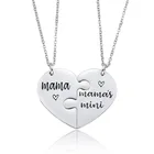 2019 can be customized best friend couple mom daughter love pendant necklace