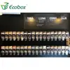 Ecobox wall mount pick and mix dry grain topping nuts cereal gravity bulk food dispenser for supermarket