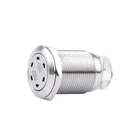 19mm Waterproof Buzzer Flat Round Head Metal Stainless Steal Material Alarm Buzzer 12V24V